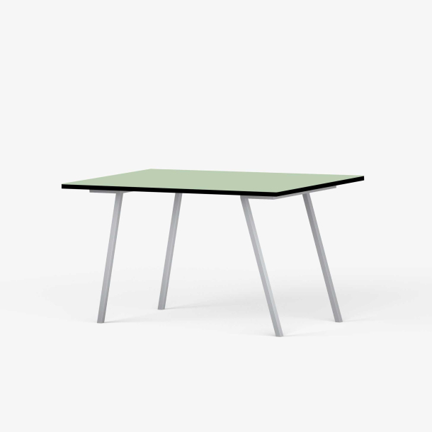 Domusnord Line View Linoleums Skrivebord med sort kant 120 x 60 cm i 14 farver