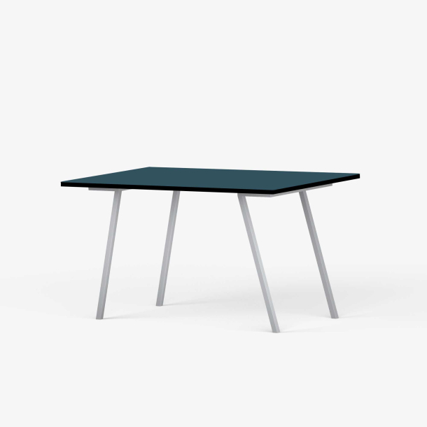 Domusnord Line View Linoleums Skrivebord med sort kant 120 x 60 cm i 14 farver