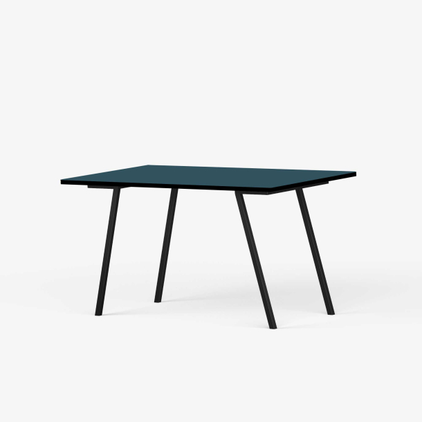 Domusnord Line View Linoleums Skrivebord med sort kant 120 x 60 cm i 14 farver