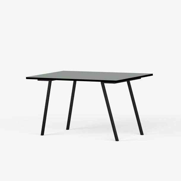 Domusnord Line View Linoleums Skrivebord med sort kant 120 x 60 cm i 14 farver