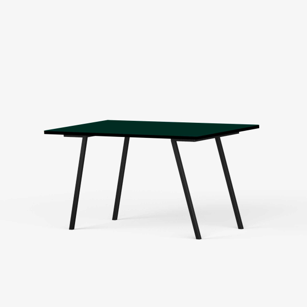 Domusnord Line View Linoleums Skrivebord med sort kant 120 x 60 cm i 14 farver