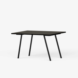 Domusnord Line View Linoleums Skrivebord med sort kant 120 x 60 cm i 14 farver