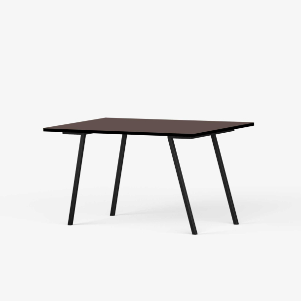 Domusnord Line View Linoleums Skrivebord med sort kant 120 x 60 cm i 14 farver