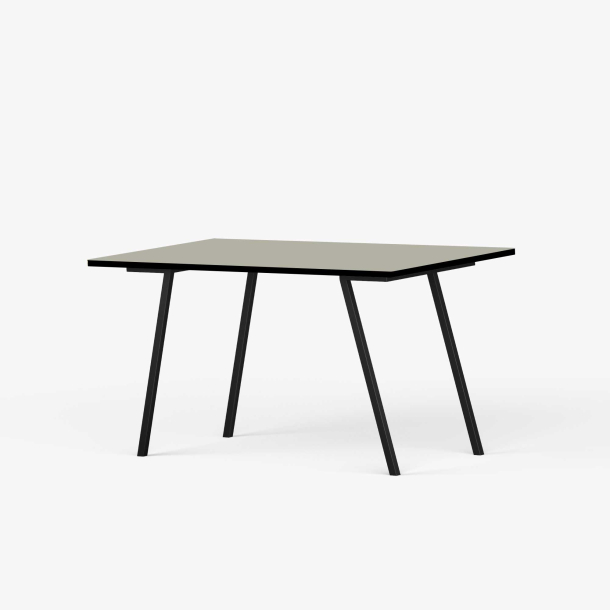 Domusnord Line View Linoleums Skrivebord med sort kant 120 x 60 cm i 14 farver