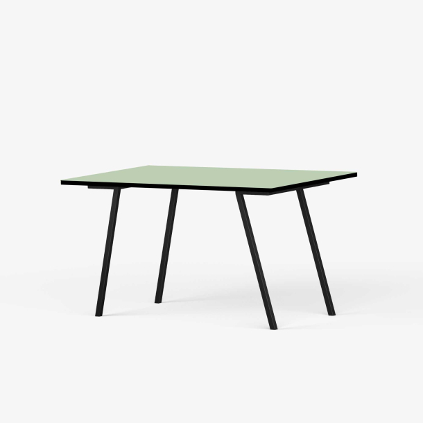 Domusnord Line View Linoleums Skrivebord med sort kant 120 x 60 cm i 14 farver