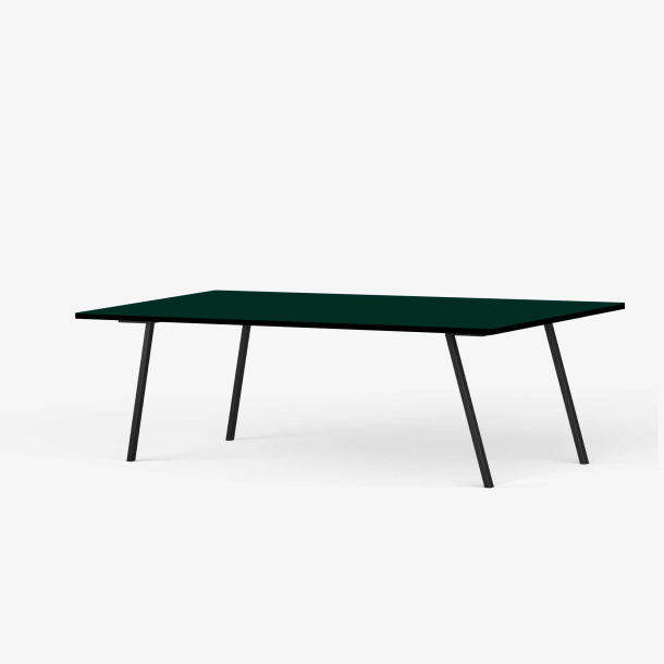 Domusnord Line View Linoleums konferencebord og mdebord med sort kant 200 x 90 cm i 14 farver