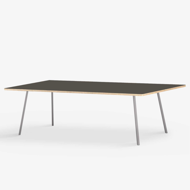 Domusnord Line View Linoleums Stort konferencebord og mdebord krydsfinr 230 x 90 cm i 14 farver