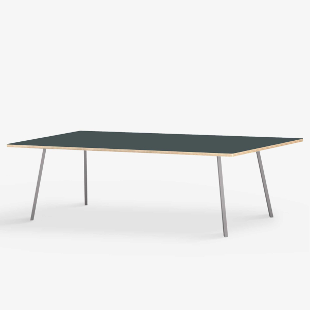 Domusnord Line View Linoleums Stort konferencebord og mdebord krydsfinr 230 x 90 cm i 14 farver