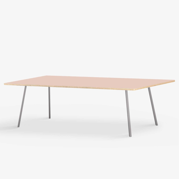 Domusnord Line View Linoleums Stort konferencebord og mdebord krydsfinr 230 x 90 cm i 14 farver