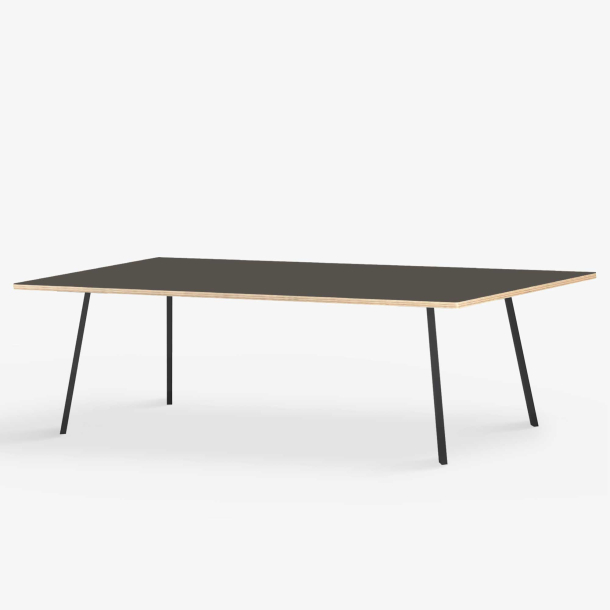 Domusnord Line View Linoleums Stort konferencebord og mdebord krydsfinr 230 x 90 cm i 14 farver