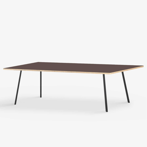 Domusnord Line View Linoleums Stort Spisebord krydsfinr 230 x 90 cm i 19 farver