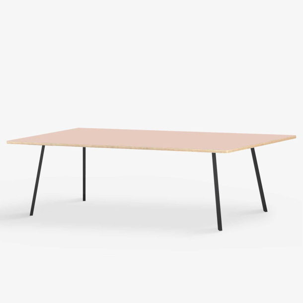 Domusnord Line View Linoleums Stort konferencebord og mdebord krydsfinr 230 x 90 cm i 14 farver