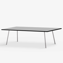 Domusnord Line View Linoleums Stort Spisebord med sort kant 230 x 90 cm i 14 farver