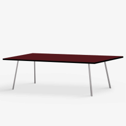 Domusnord Line View Linoleums Stort Spisebord med sort kant 230 x 90 cm i 14 farver