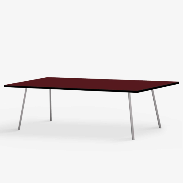 Domusnord Line View Linoleums Stort Spisebord med sort kant 230 x 90 cm i 14 farver