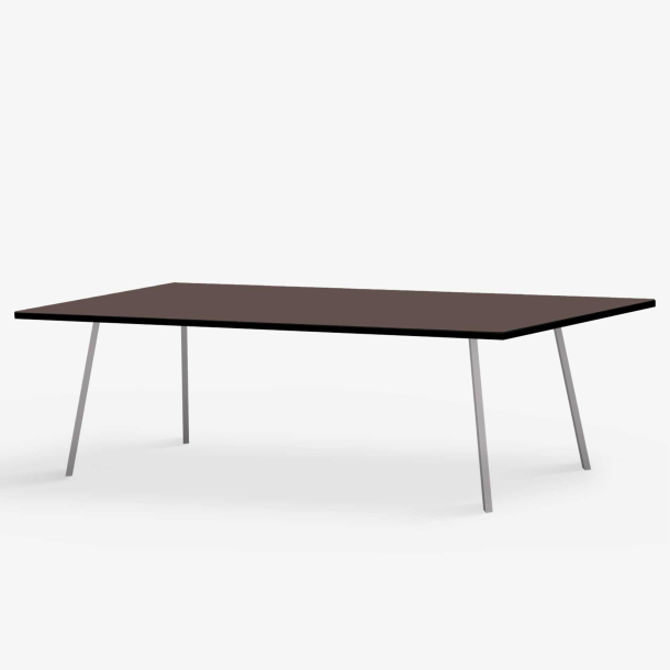 Domusnord Line View Linoleums Stort Spisebord med sort kant 230 x 90 cm i 14 farver