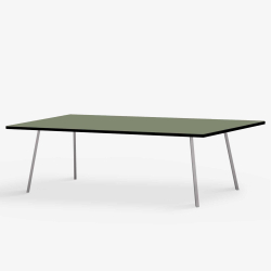 Domusnord Line View Linoleums Stort Spisebord med sort kant 230 x 90 cm i 14 farver