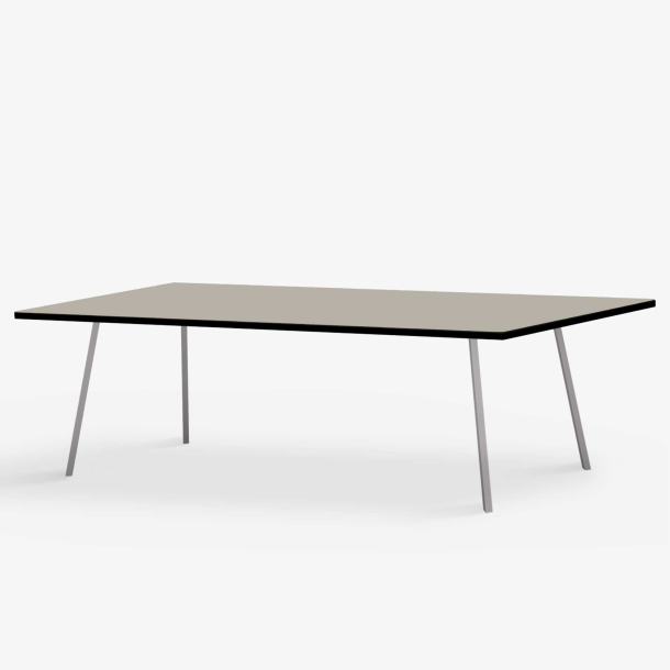 Domusnord Line View Linoleums Stort Spisebord med sort kant 230 x 90 cm i 14 farver