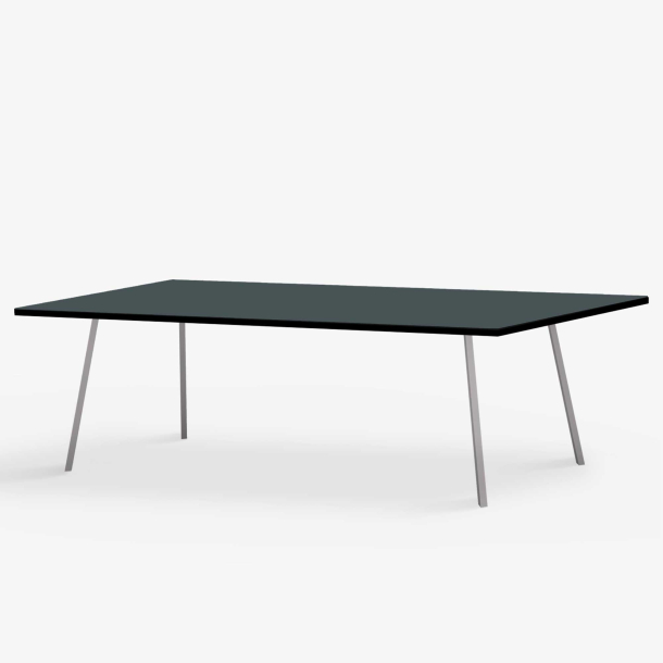 Domusnord Line View Linoleums Stort Spisebord med sort kant 230 x 90 cm i 14 farver