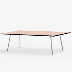 Domusnord Line View Linoleums Stort Spisebord med sort kant 230 x 90 cm i 14 farver