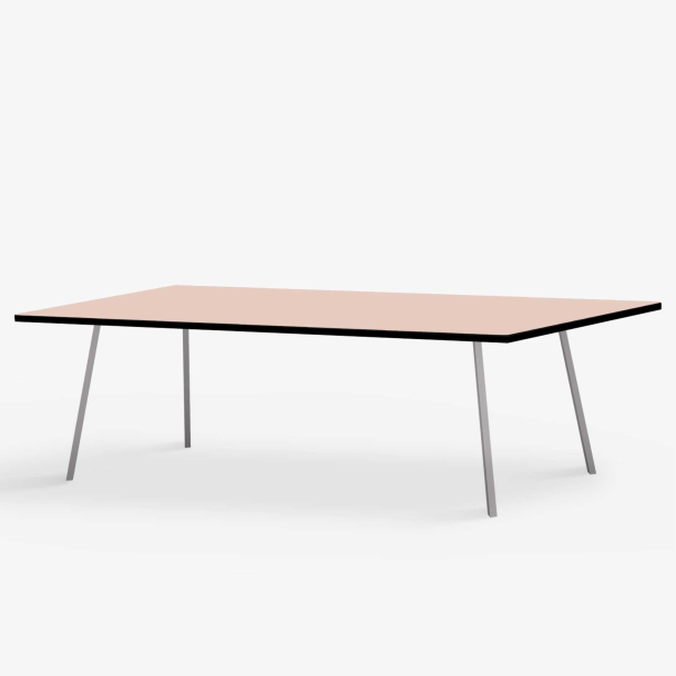 Domusnord Line View Linoleums Stort Spisebord med sort kant 230 x 90 cm i 14 farver