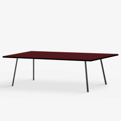 Domusnord Line View Linoleums Stort Spisebord med sort kant 230 x 90 cm i 14 farver