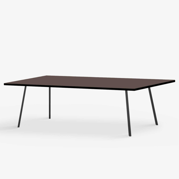 Domusnord Line View Linoleums Stort Spisebord med sort kant 230 x 90 cm i 14 farver