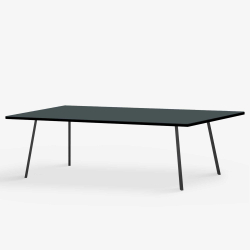 Domusnord Line View Linoleums Stort Spisebord med sort kant 230 x 90 cm i 14 farver