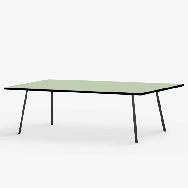 Domusnord Line View Linoleums Stort Spisebord med sort kant 230 x 90 cm i 14 farver