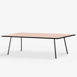 Domusnord Line View Linoleums Stort Spisebord med sort kant 230 x 90 cm i 14 farver