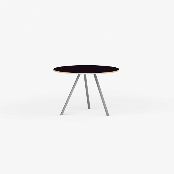 Domusnord Line View Linoleums rundt Spisebord krydsfinr 90 cm i 19 farver