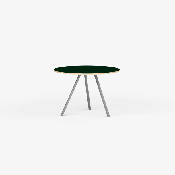 Domusnord Line View Linoleums rundt Spisebord krydsfinr 90 cm i 19 farver