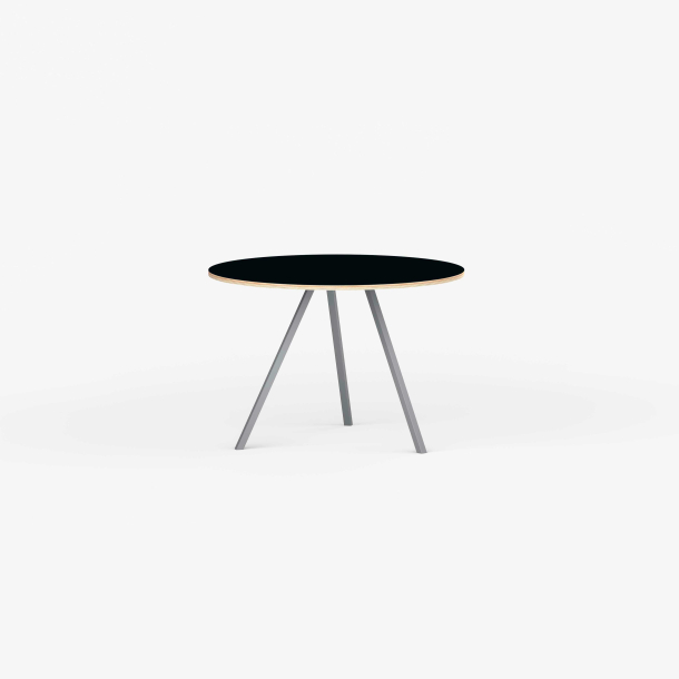 Domusnord Line View Linoleums rundt Spisebord krydsfinr 90 cm i 19 farver