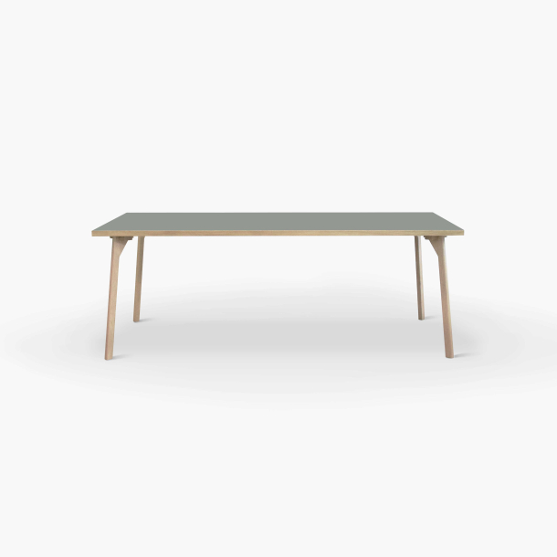 Domusnord Room Linoleums Desk and dining table in Oak 160 x 80 cm in 19 colors