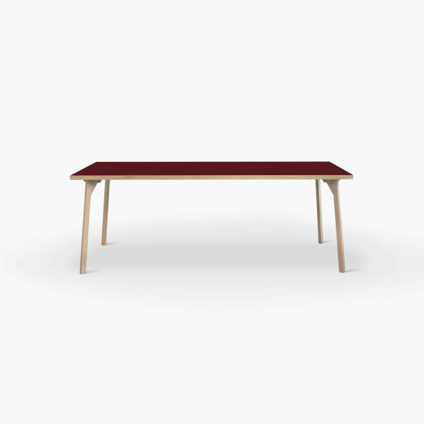 Domusnord Room Linoleums Desk and dining table in Oak 160 x 80 cm in 19 colors