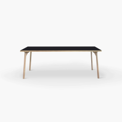 Domusnord Room Linoleums Desk and dining table in Oak 160 x 80 cm in 19 colors