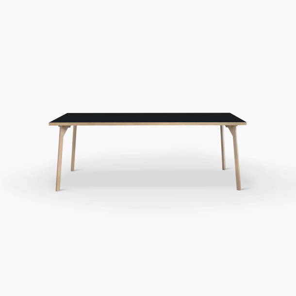 Domusnord Room Linoleums Desk and dining table in Oak 160 x 80 cm in 19 colors