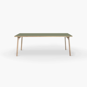 Domusnord Room Linoleum Dining Table in Oak 180 x 90 cm in 19 colors