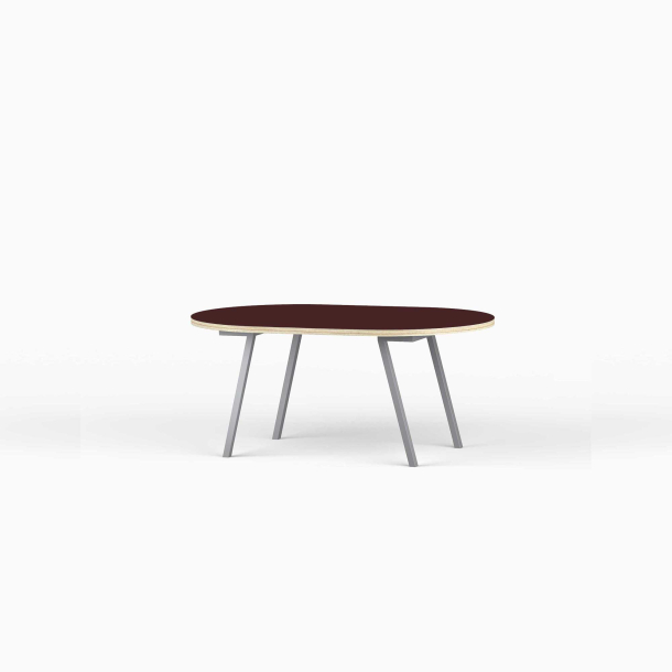 Domusnord LV Lounge Table with linoleum in plywood birch - Small