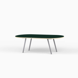 Domusnord LV Lounge Table with linoleum and plywood birch - Medium