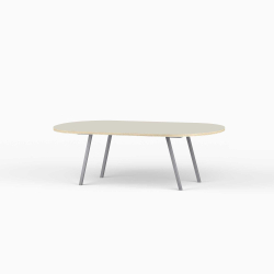 Domusnord LV Lounge Table with linoleum and plywood birch - Medium
