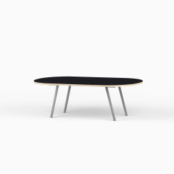 Domusnord LV Lounge Table with linoleum and plywood birch - Medium