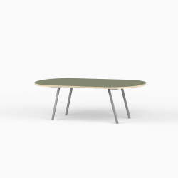 Domusnord LV Lounge Table with linoleum and plywood birch - Medium