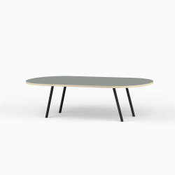 Domusnord LV Lounge Table  sofabord med linoleum i krydsfinr  large