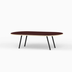 Domusnord LV Lounge Table  sofabord med linoleum i krydsfinr  large