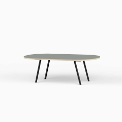 Domusnord LV Lounge Table with linoleum and plywood birch - Medium
