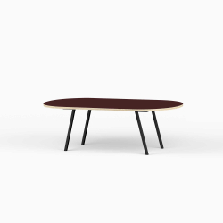 Domusnord LV Lounge Table with linoleum and plywood birch - Medium