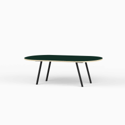 Domusnord LV Lounge Table with linoleum and plywood birch - Medium