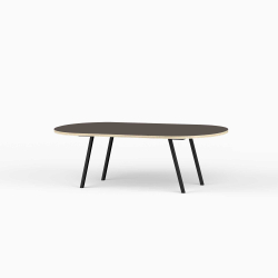 Domusnord LV Lounge Table with linoleum and plywood birch - Medium