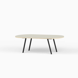 Domusnord LV Lounge Table with linoleum and plywood birch - Medium